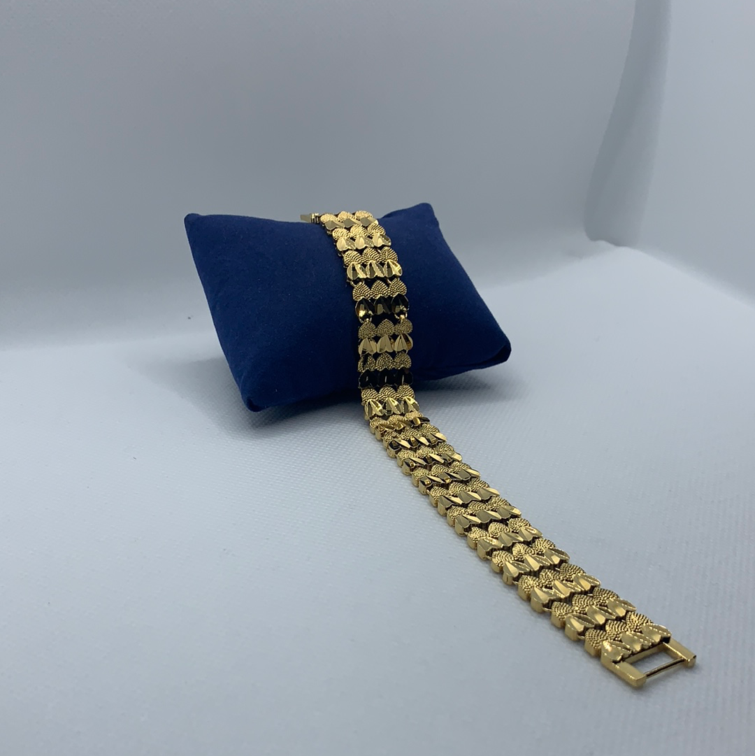 Gold plated bracelet