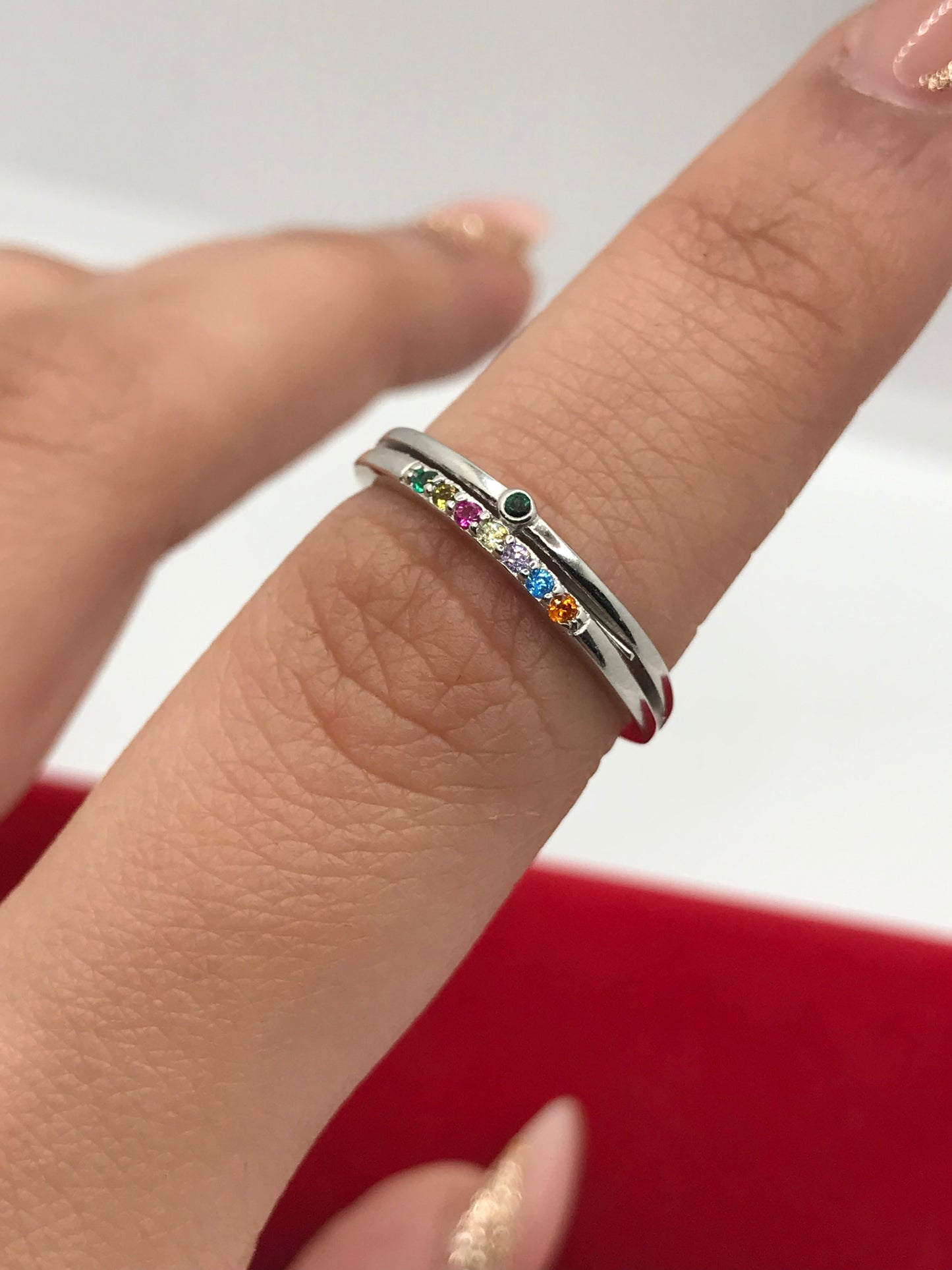 Bague de créateur en argent sterling