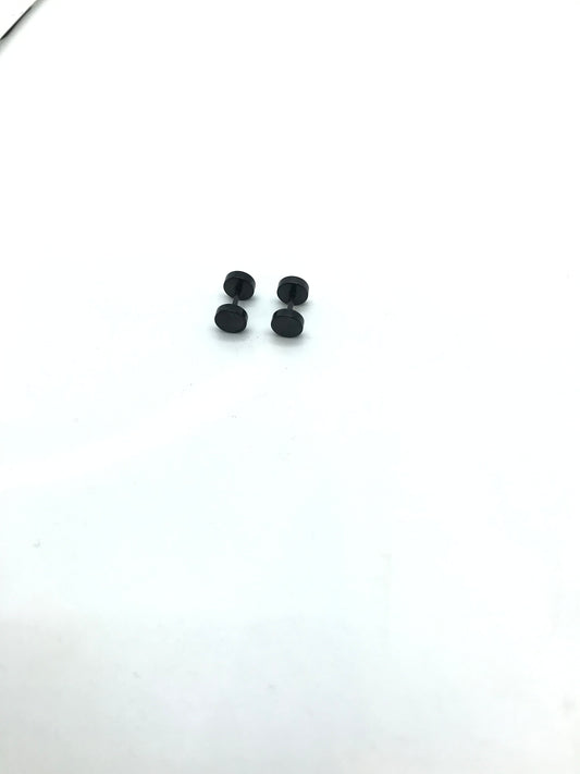 Stainless steel screw back studs(black color)