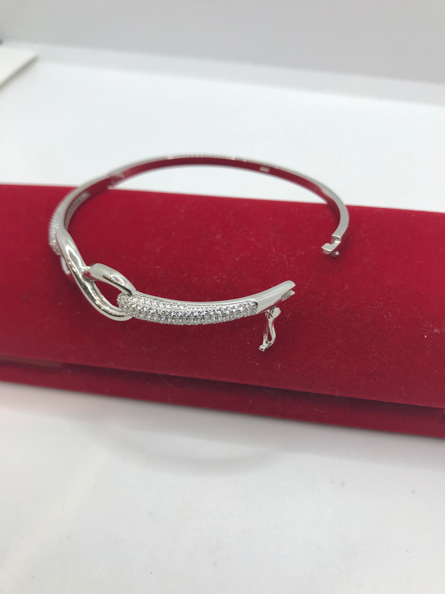 Real silver infinity ♾ bangle