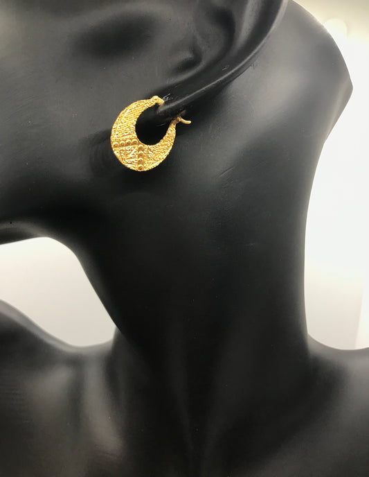 Bague Nattiyan en argent véritable rempli d'or 24 carats, facile à porter