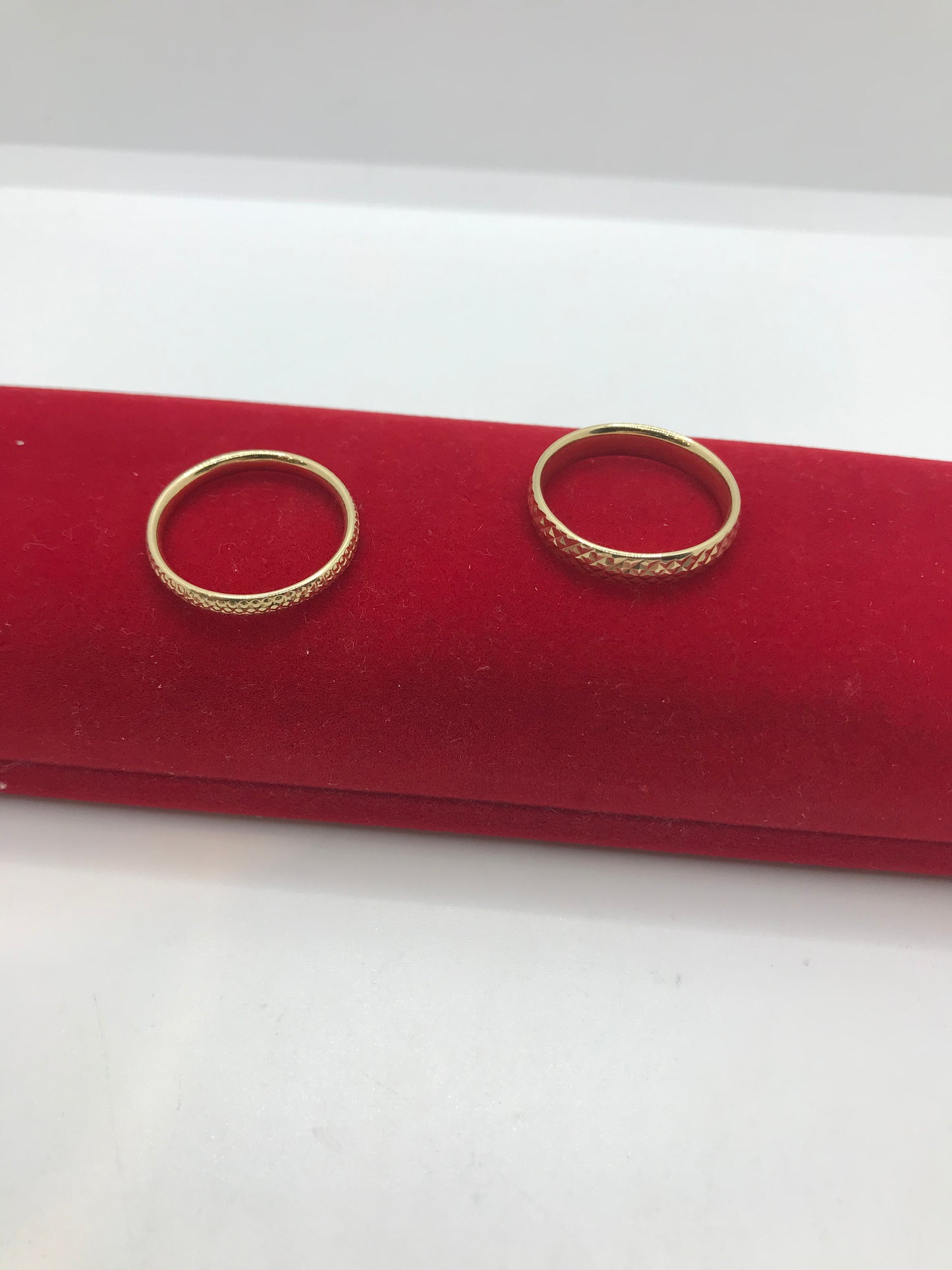 10k gold CZ Stone rings