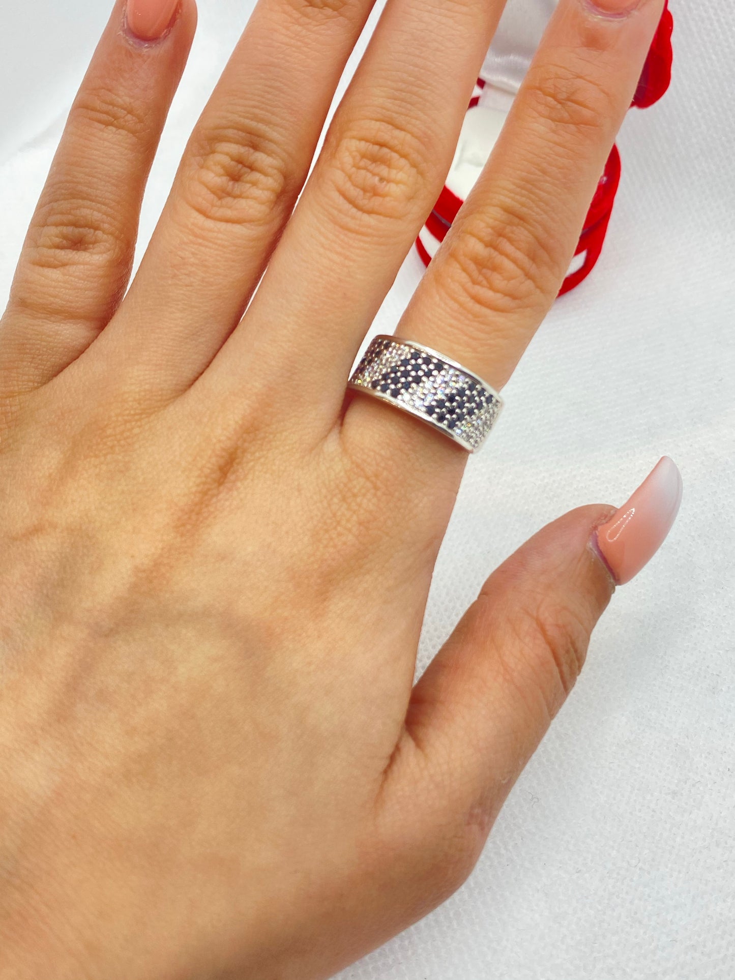 Bague en diamant noir américain