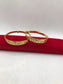 Gold plated adjustable bangles