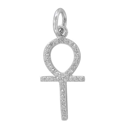 Real silver ankh pendant