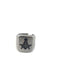 Stainless steel square Masonic ring