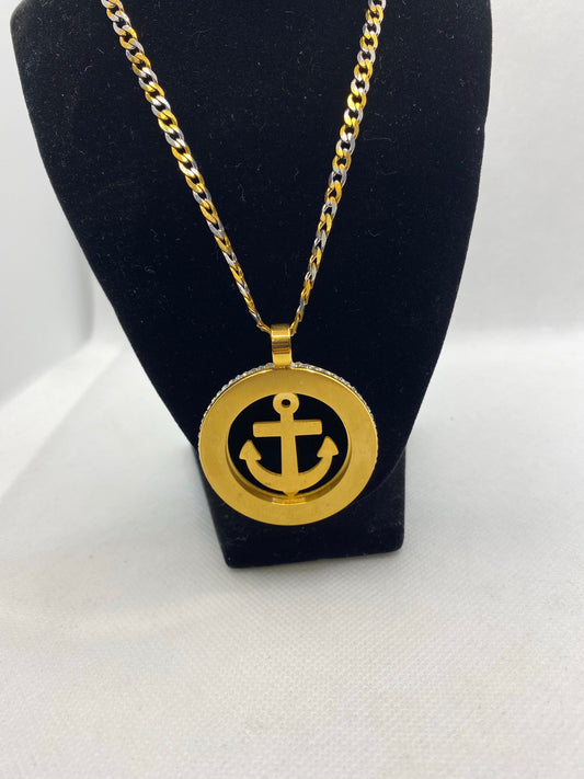Gold plated anchor set