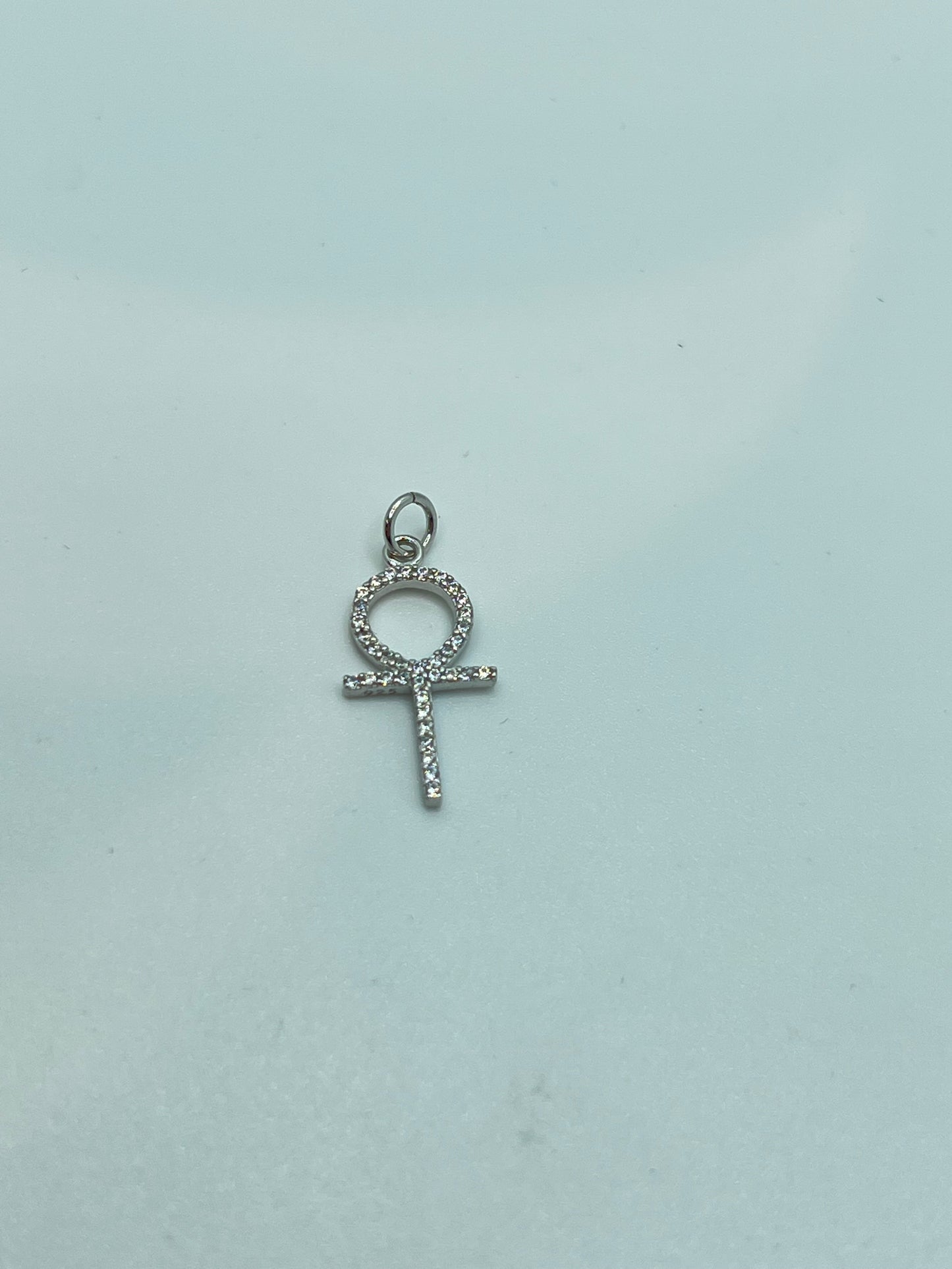 Real silver ankh pendant