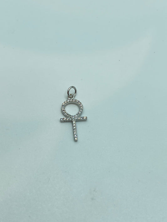 Real silver ankh pendant