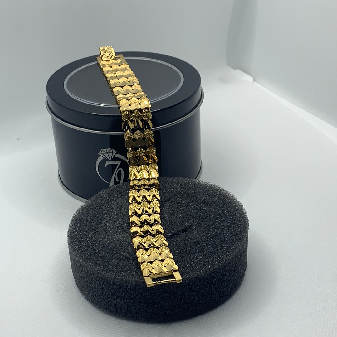 Gold plated bracelet