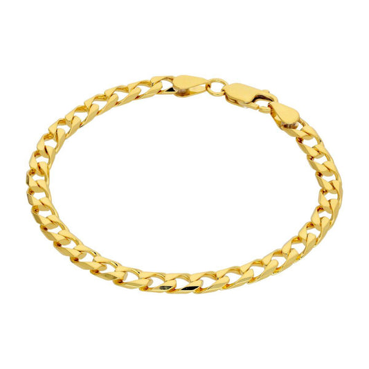 Gold Plated Curb Link Bracelet