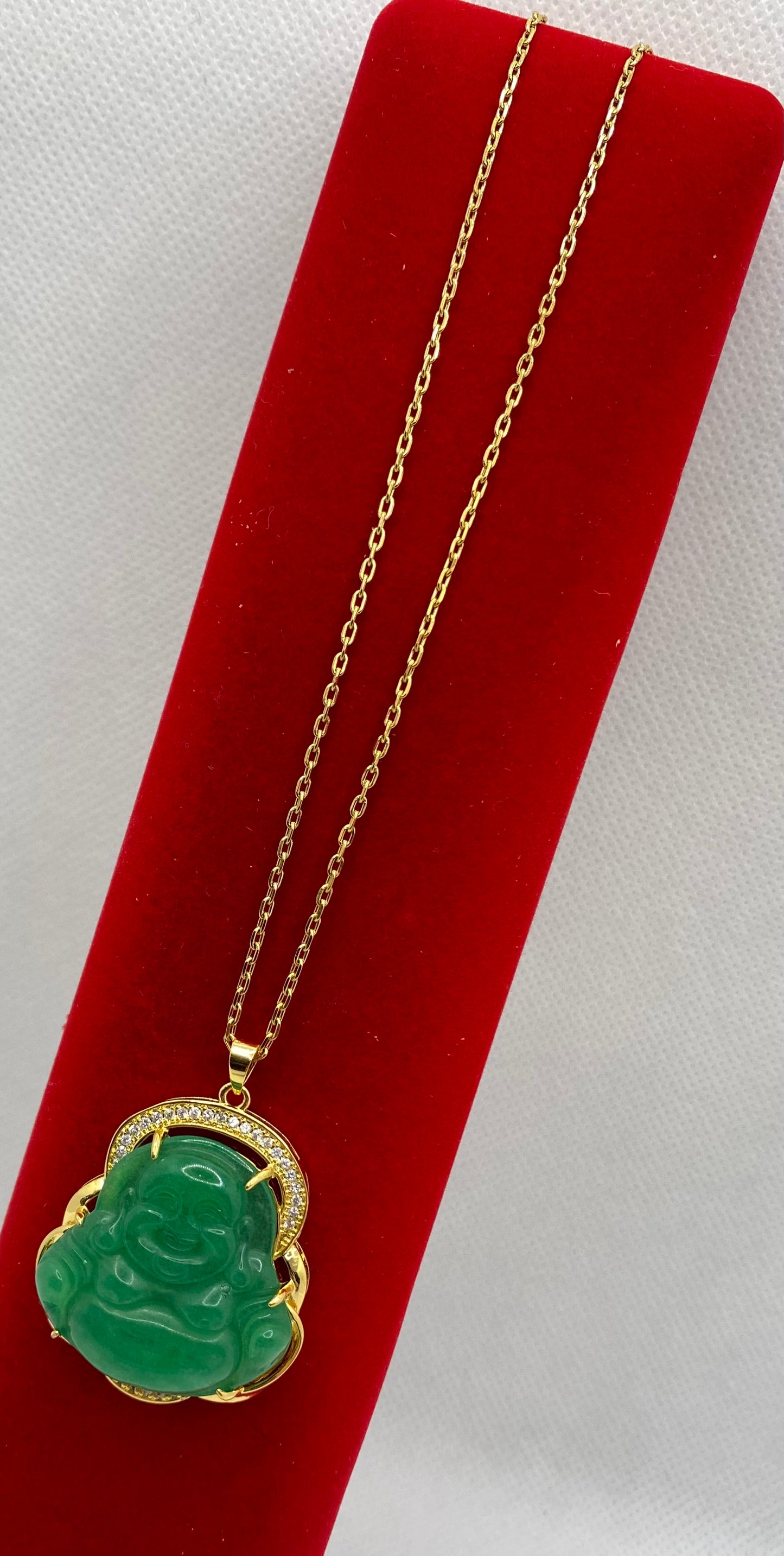 Colliers Bouddha en jade