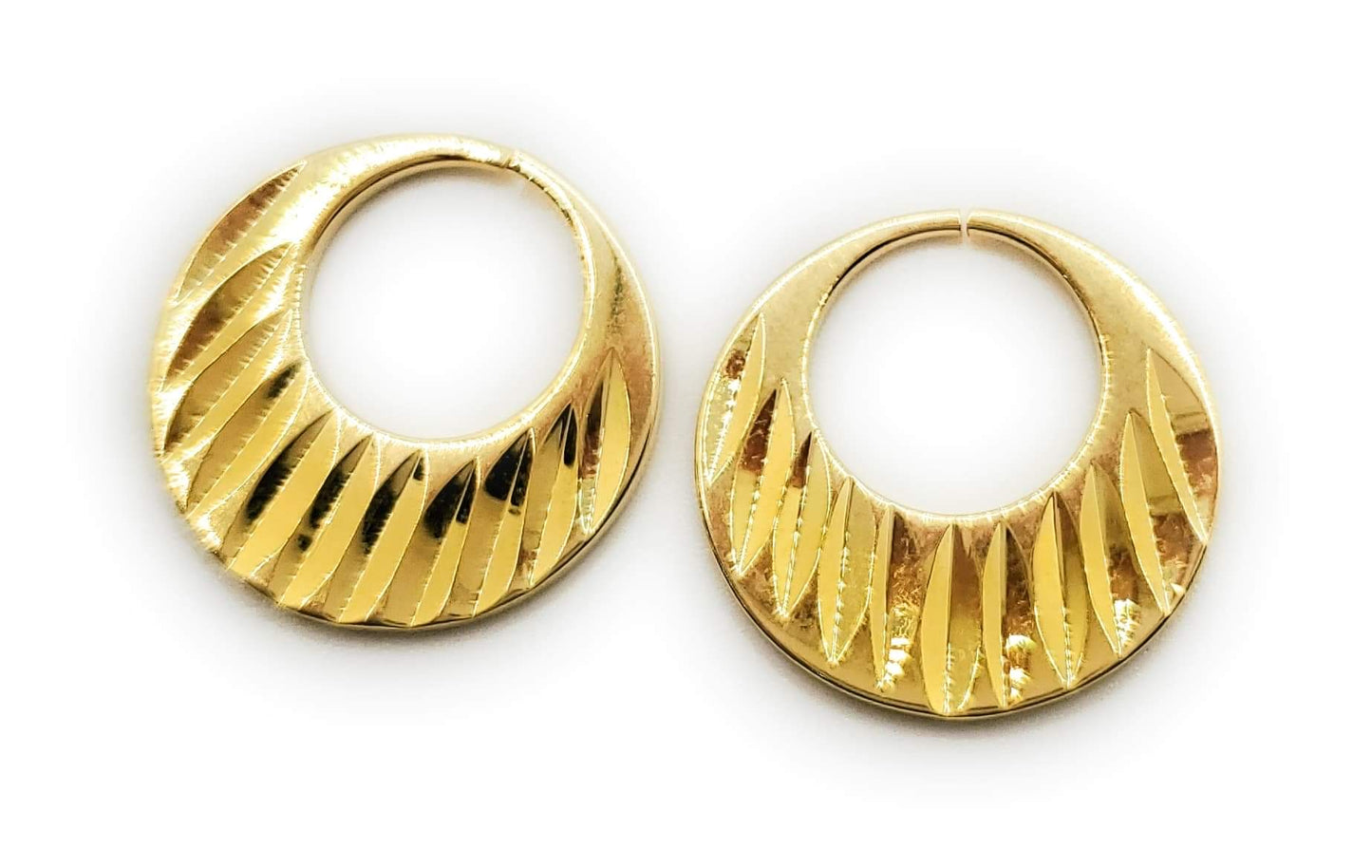 Boucles d'oreilles Nattiyan taille diamant