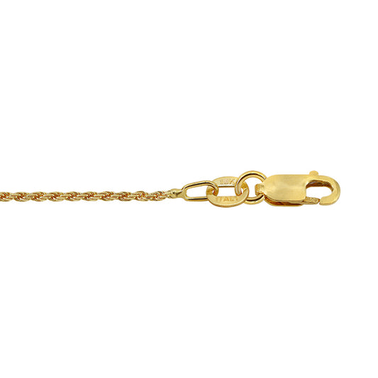Real gold rope chain (1.4mm)