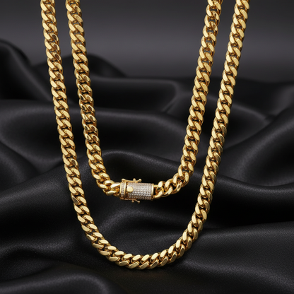 18k Gold Plated Miami Cuban Chains