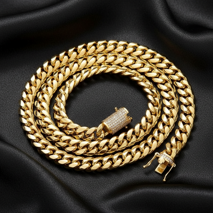 18k Gold Plated Miami Cuban Chains