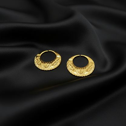 Real Silver Latest Design Nattiyan Earrings (Sizes Available)