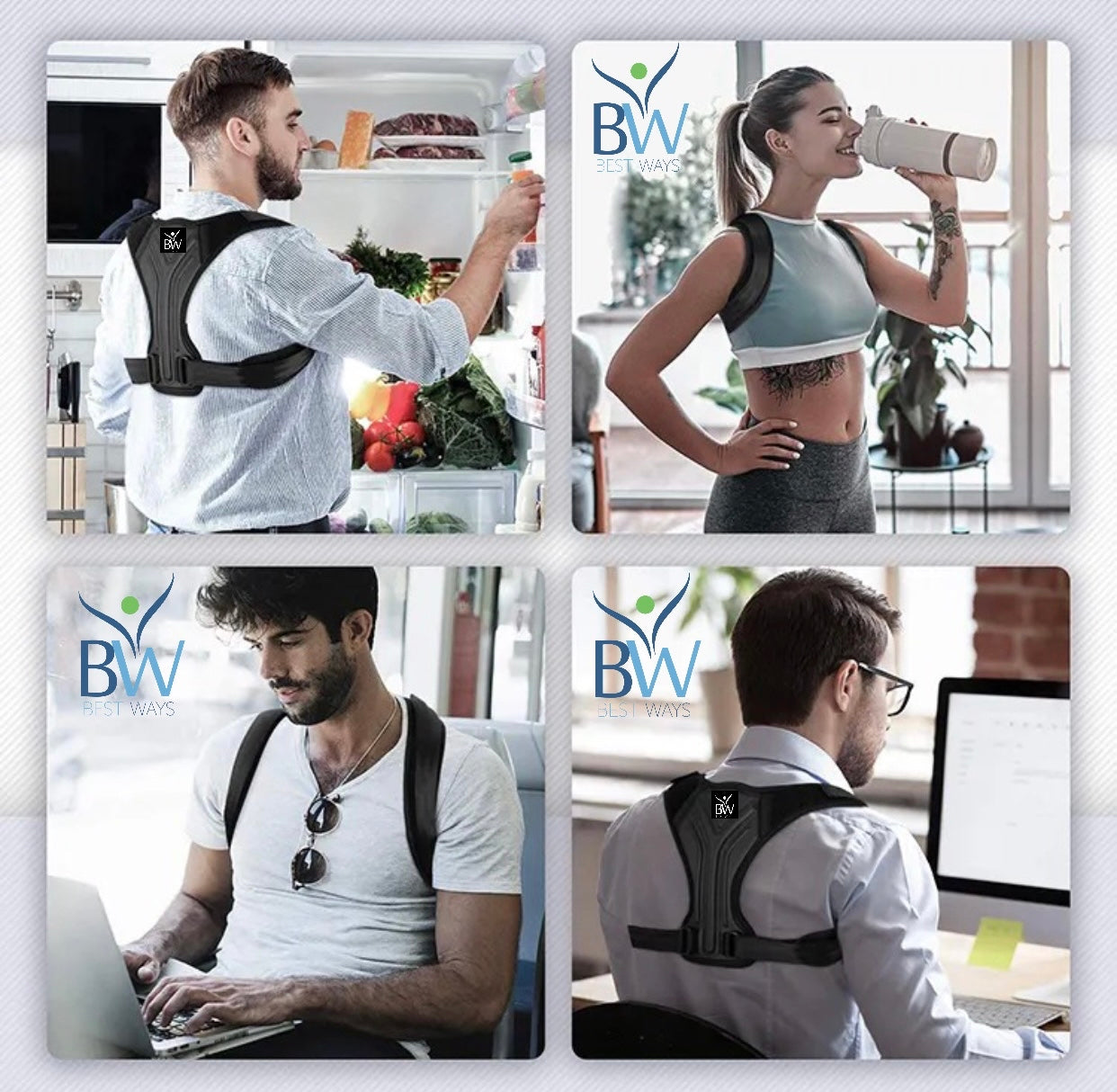 Best Ways Posture Corrector, Shoulder & back Adjuster – 7Jewelry