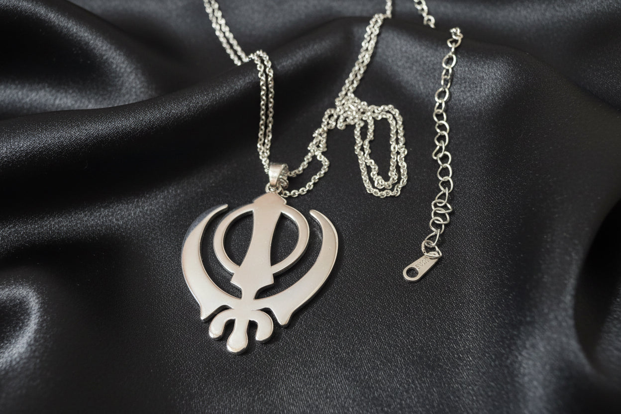 Khanda Gold filled unisex– 925 Sterling Silver Necklace ✨
