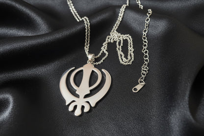 Khanda Gold filled unisex– 925 Sterling Silver Necklace ✨