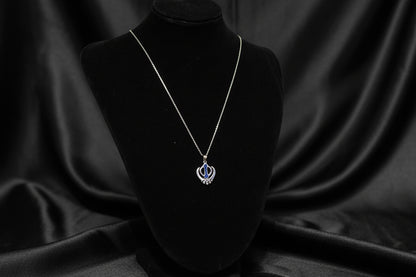 Khanda Gold filled unisex– 925 Sterling Silver Necklace ✨