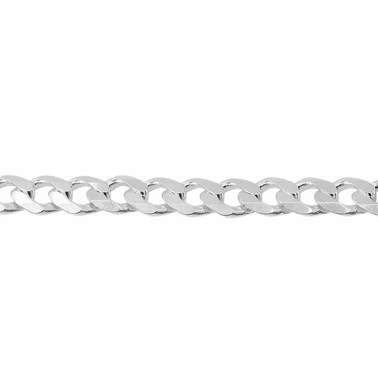 ਸਟਰਲਿੰਗ ਸਿਲਵਰ ਕਰਬ ਚੇਨ (2.1mm)