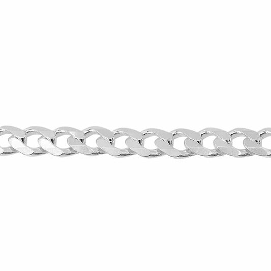 Sterling silver curb chain (3mm)