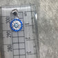 Real silver evil eye pendant