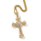 baguette cross pendant charms