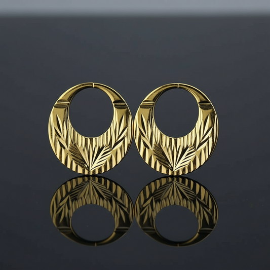 Boucles d'oreilles Nattiyan en argent véritable, dernière création (tailles disponibles)