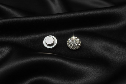 Magnetic Crystal Stud Earrings (No Piercing)