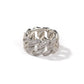 bling iced out cz men's miami cuban baguette crush mens ring