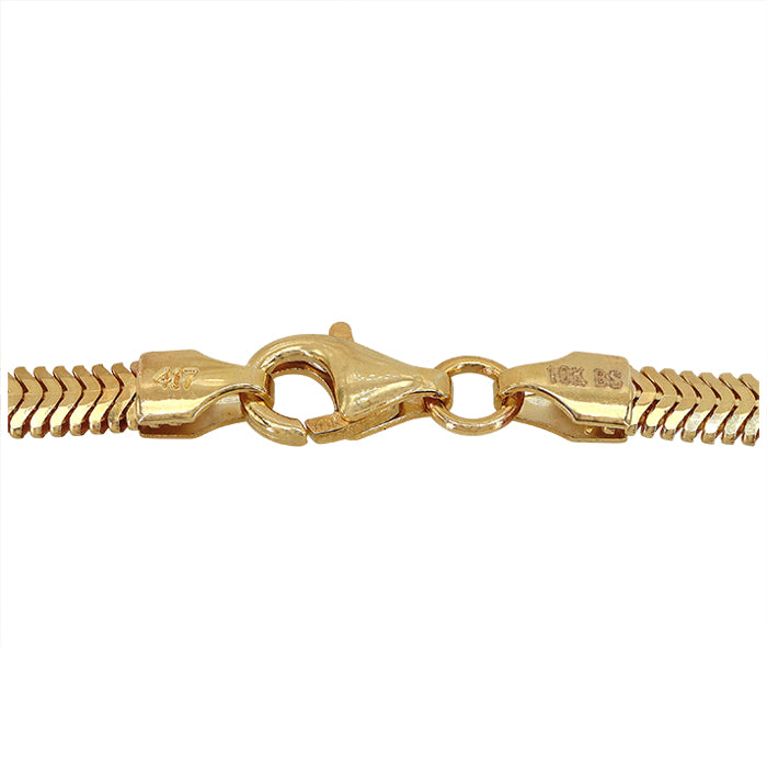 Real gold snake chain(3.5mm)