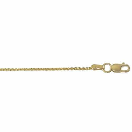 Real gold spiga chain (1.5mm)