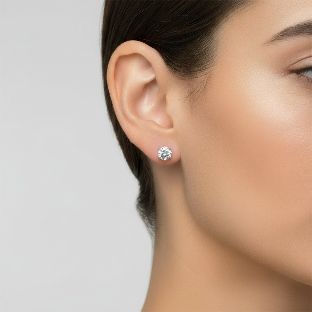 Fashionable Magnetic Non-Piercing stud Earrings