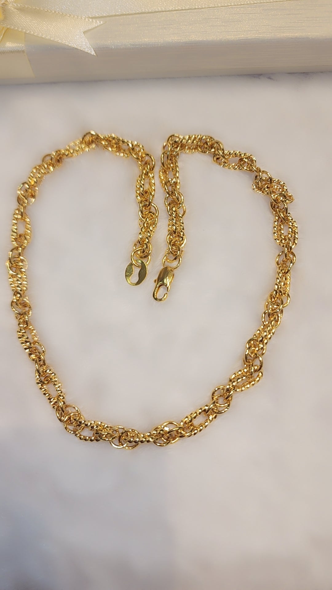 Gold plated chain