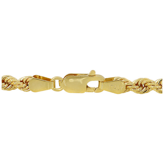 Real gold rope chain (4.4mm)