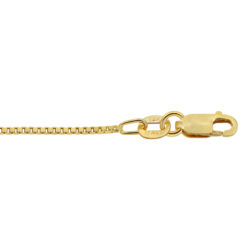 Real Gold box Chain(1mm)