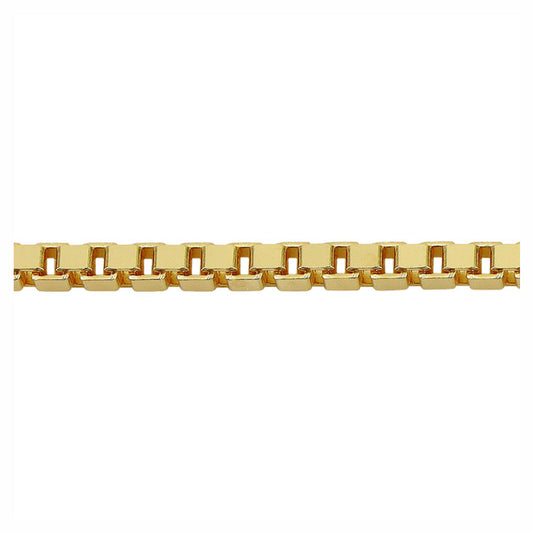 Real Gold box Chain(1mm)