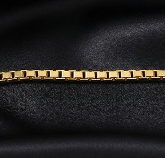 Real Gold box Chain (0.6mm)