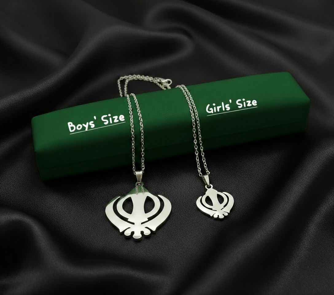 Khanda Silver; Necklace made to touch your soul | The best Religious Necklaces on earth