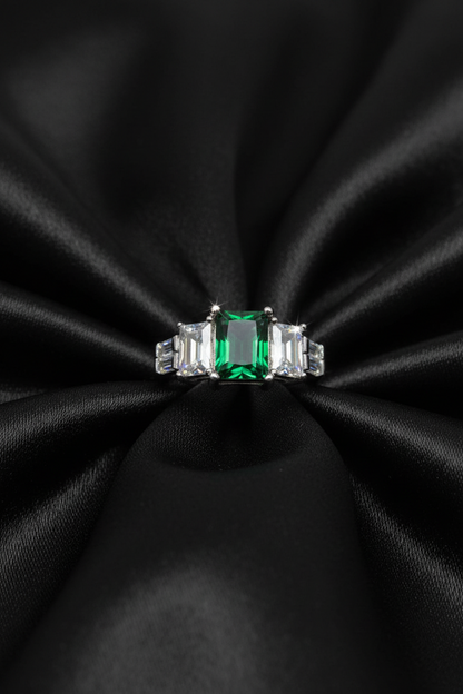 Bague en argent sterling 925 avec pierre en zircone cubique !