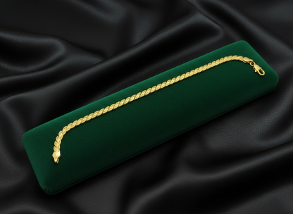 Gold plated bracelets - unisex