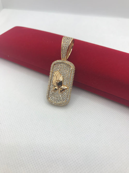 Pendentif Khanda glacé