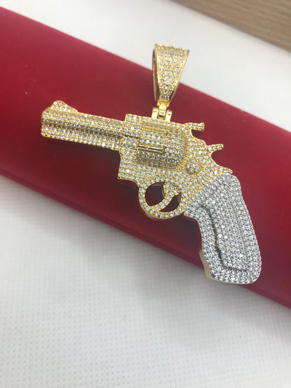 pendentif pistolet glacé