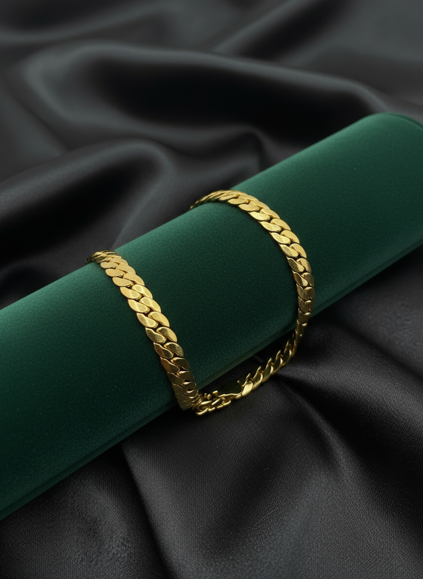 Gold plated bracelets - unisex