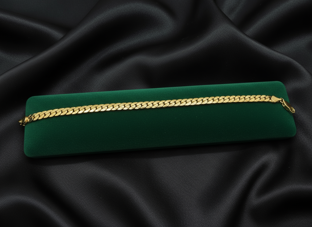 Gold plated bracelets - unisex