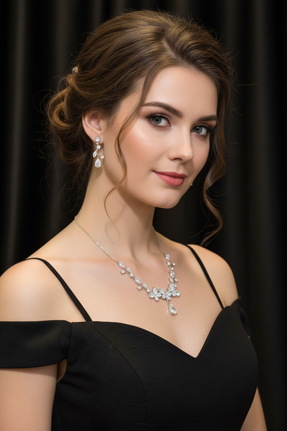 Classy cubic zirconia set