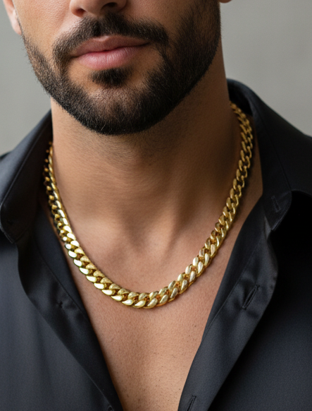18k Gold Plated Miami Cuban Chains