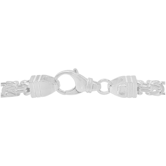 Sterling silver byzantine chain(5.1mm)